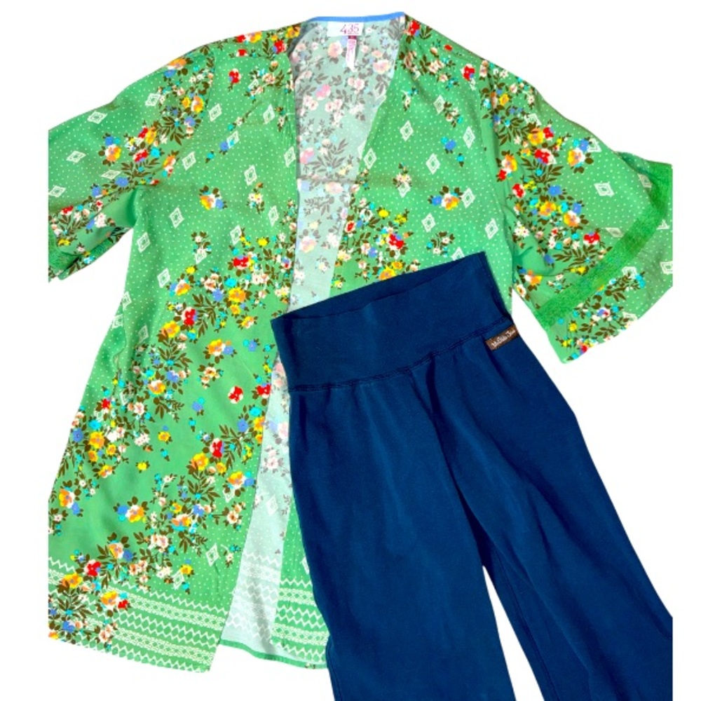 MATILDA JANE ruffle pants open cardigan lot girl’s size XL 14 16